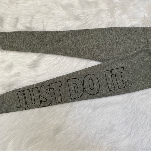Nike Grey Just Do It Legging - Picture 5 of 5